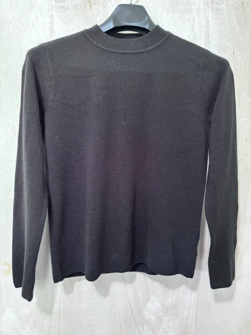 Kim Rogers Cashmalon Black Sweater Medium